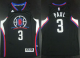 Men's Los Angeles Clippers #3 Chris Paul Black Climacool Stitched NBA Jersey