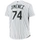 Men's Chicago White Sox Eloy Jimenez White Big & Tall Replica Player Jersey