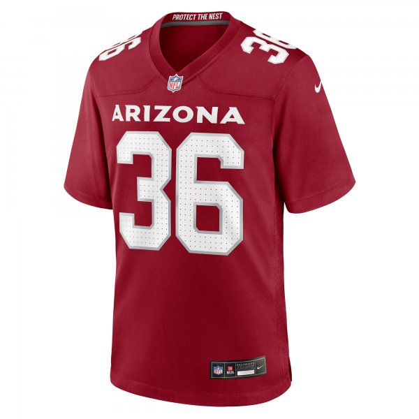 Men's Arizona Cardinals Andre Chachere Nike  Cardinal Team Game Jersey