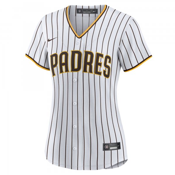 Women's San Diego Padres Fernando TatÃÂ­s Jr. Nike White/Brown Home Replica Player Jersey