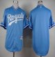 Kansas City Royals Blank Light Blue 1985 Turn Back The Clock Stitched MLB Jersey