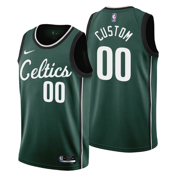 Men's Boston Celtics Active Player Custom 2022/23 Green City Edition Stitched NBA Jersey