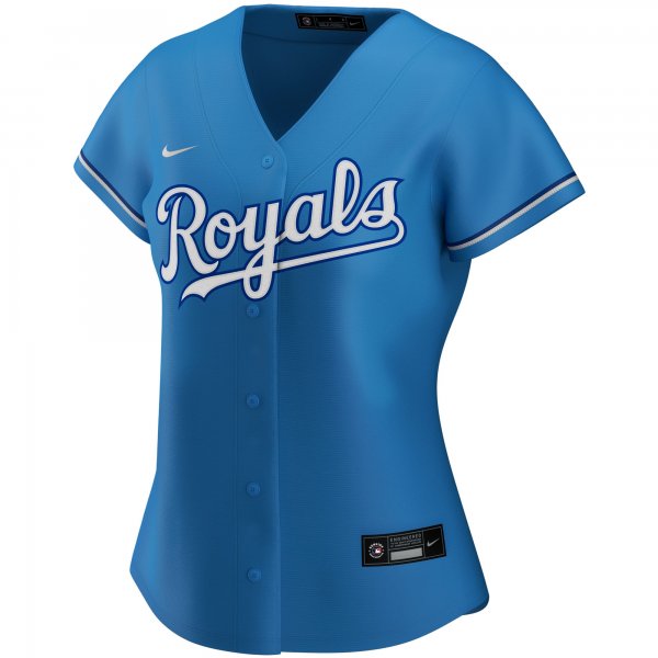 Women's Kansas City Royals Nike Light Blue Alternate Replica Team Jersey