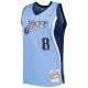 Men's Utah Jazz Deron Williams Mitchell & Ness Blue 2001/02 Hardwood Classics Swingman Jersey