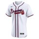 Men's Atlanta Braves Nike White Home Elite Jersey