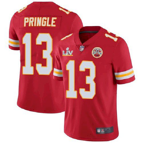 Men's Kansas City Chiefs Byron Pringle Red 2021 Super Bowl LV Jersey