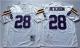 Mitchell And Ness Minnesota Vikings #28 Adrian Peterson White Throwback Stitched NFL Jersey