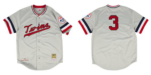 Mitchell And Ness 1972 Minnesota Twins #3 Harmon Killebrew White Throwback Stitched MLB Jersey