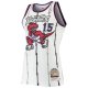 Men's Toronto Raptors Vince Carter Mitchell & Ness White 1998/99 Hardwood Classics Jersey