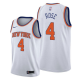 Men's New York Knicks #4 Derrick Rose 2020-21 NBA Association Edition White Jersey