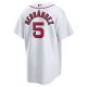 Men's Boston Red Sox Enrique Hernandez Nike White Home Official Replica Player Jersey