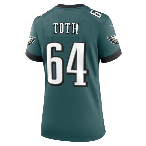 Women's Philadelphia Eagles Brett Toth Nike Midnight Green  Game Jersey