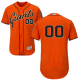 San Francisco Giants Orange Men's Customized Flex Base MLB Jersey