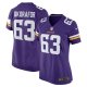 Women's Minnesota Vikings Chim Okorafor Nike Purple Team Game Jersey