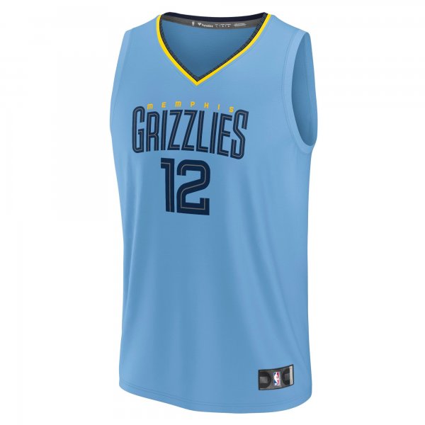 Youth Memphis Grizzlies Ja Morant Fanatics Light Blue Fast Break Player Jersey - Statement Edition