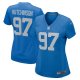 Women's Detroit Lions Aidan Hutchinson Nike Blue Player Jersey