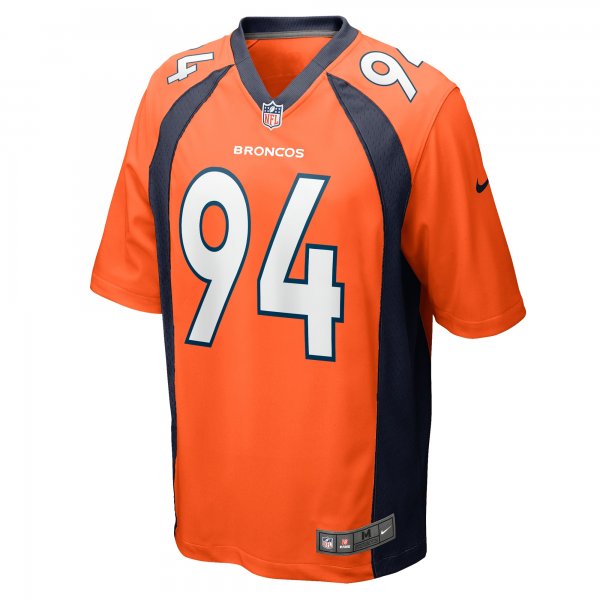 Men's Denver Broncos Keondre Coburn Nike  Orange  Game Jersey