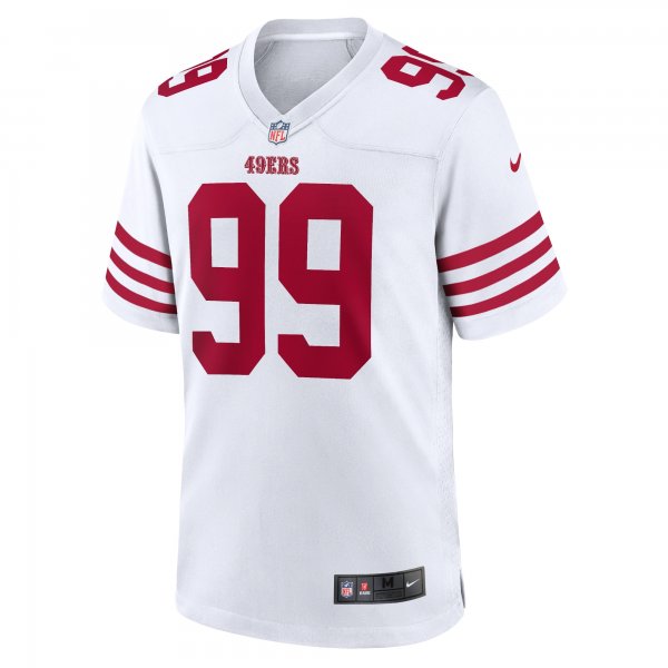 Men's San Francisco 49ers Javon Kinlaw Nike White Player Game Jersey