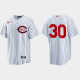 Men's Cincinnati Reds #30 Ken Griffey Jr 2022 Field of Dreams Cool Base Jersey - White