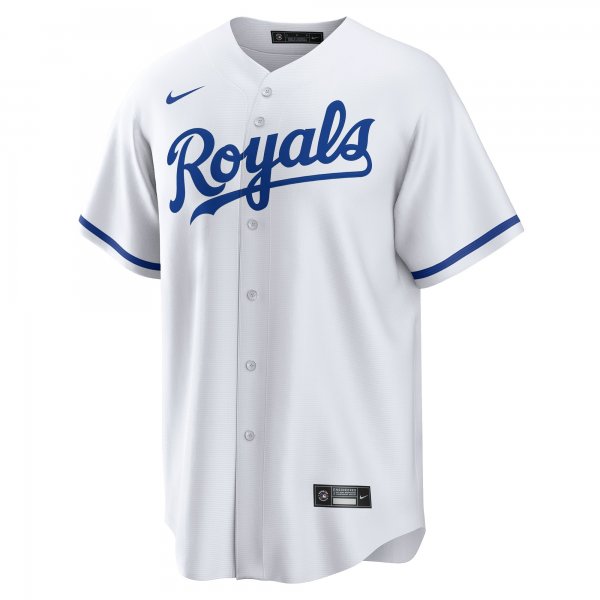 Men's Kansas City Royals Carlos HernÃÂ¡ndez Nike White Home  Replica Player Jersey