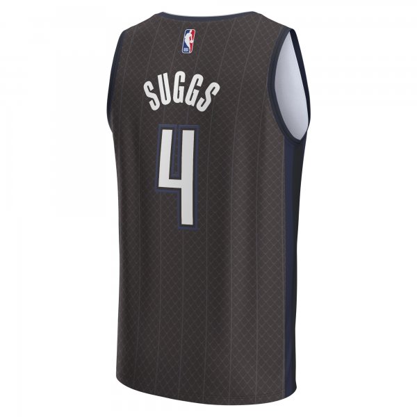 Men's Orlando Magic Jalen Suggs Fanatics Black Fastbreak Jersey - City Edition