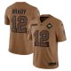 Men's Tampa Bay Buccaneers Tom Brady Nike Brown 2023 Salute To Service Limited Jersey