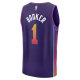 Men's Phoenix Suns Devin Booker Fanatics Purple Fast Break Jersey - City Edition