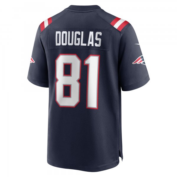 Men's New England Patriots Demario Douglas Nike  Navy  Game Jersey