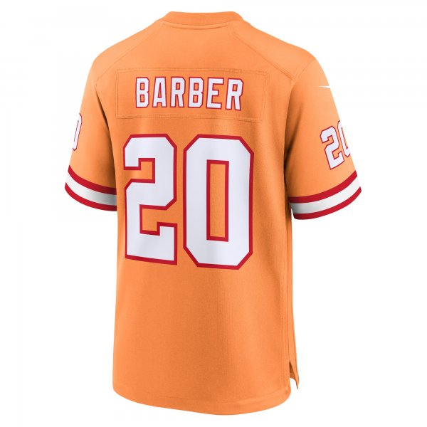 Men's Tampa Bay Buccaneers Ronde Barber Nike Orange Throwback Game Jersey