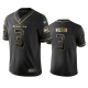 Seattle Seahawks #3 Russell Wilson Black Men's Stitched NFL Limited Golden Edition Jersey