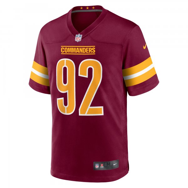 Men's Washington Commanders Abdullah Anderson Nike Burgundy Game Player Jersey