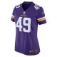 Women's Minnesota Vikings Tanner Vallejo Nike Purple Team Game Jersey