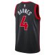 Unisex Toronto Raptors Scottie Barnes Jordan Brand Black Swingman Jersey - Statement Edition