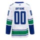 Men's Vancouver Canucks  adidas White Away  Primegreen Custom Jersey