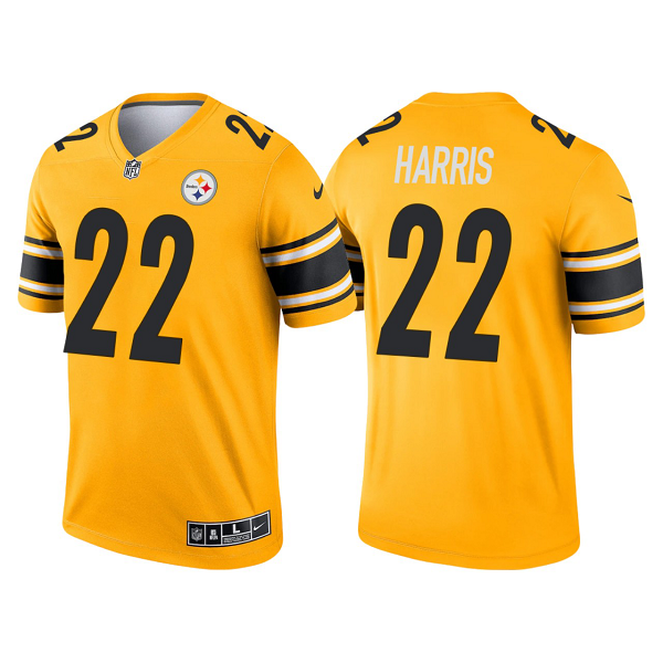 Men's Pittsburgh Steelers #22 Najee Harris Gold 2021 Limited NFL Jersey