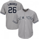 Men's New York Yankees #26 DJ LeMahieu Gray Cool Base Road by Majestic MLB Jersey