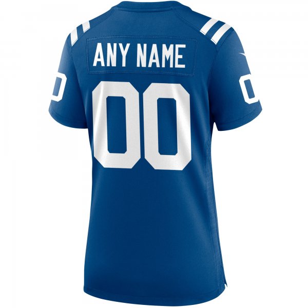 Women's Nike Indianapolis Colts Royal Custom Game Jersey