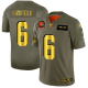 Men's Cleveland Browns #6 Baker Mayfield Camo/Gold Stitched NFL Limited 2019 Salute To Service Jersey