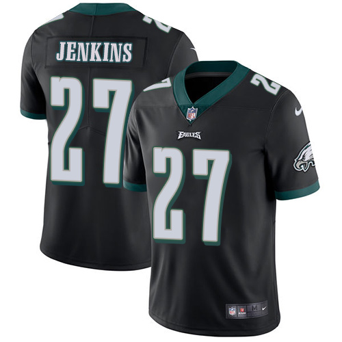 Nike Philadelphia Eagles #27 Malcolm Jenkins Black Alternate Men's Stitched NFL Vapor Untouchable Limited Jersey