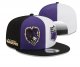 Baltimore Ravens Black Purple And White Cap