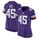 Women's Minnesota Vikings Troy Dye Nike Purple Game Jersey