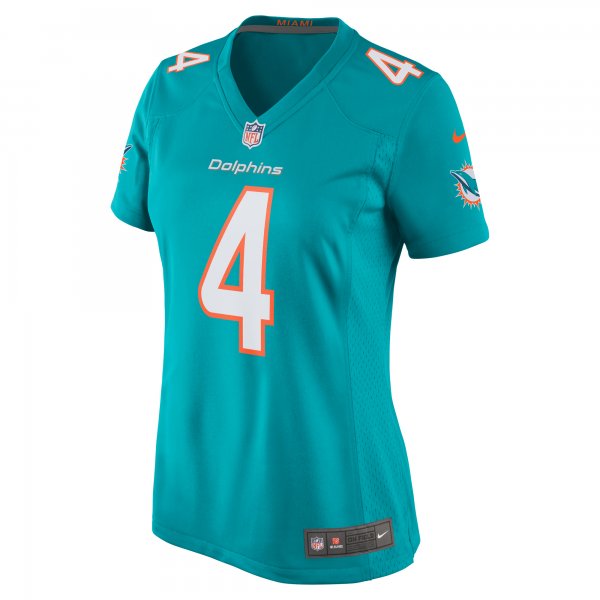 Women's Miami Dolphins Kader Kohou Nike Aqua Game Player Jersey