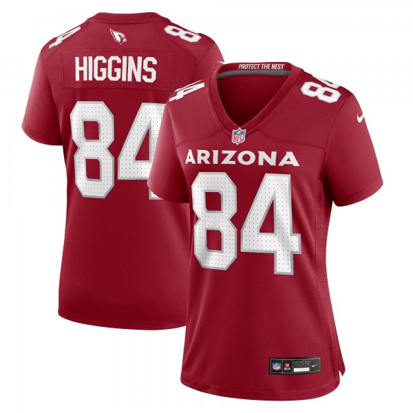 Women's Arizona Cardinals Elijah Higgins Nike  Cardinal Team Game Jersey