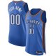 Men's Oklahoma City Thunder Nike Blue Custom Jersey - Icon Edition