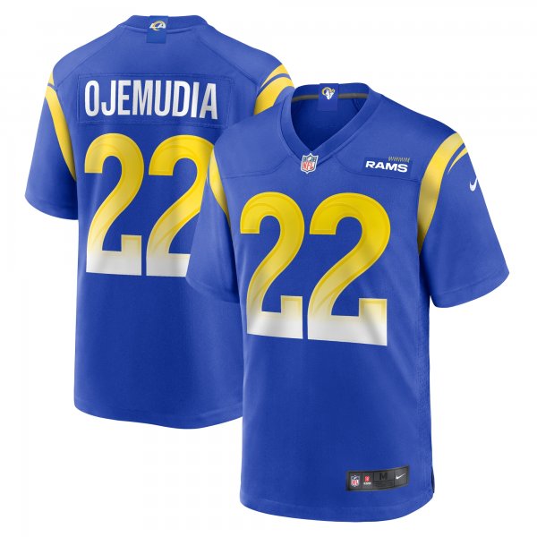 Men's Los Angeles Rams Michael Ojemudia Nike  Royal  Game Jersey