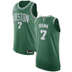 Men's Boston Celtics #7 Jaylen Brown Green Icon Edition NBA Jersey