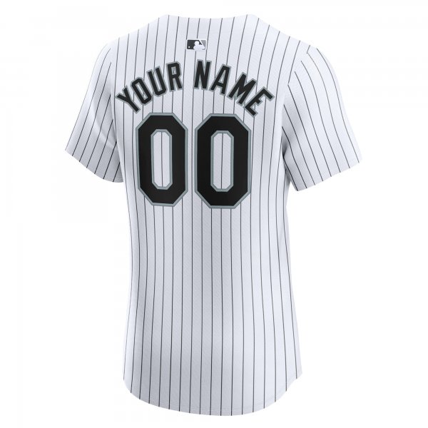 Men's Chicago White Sox Nike White Home Elite Custom Jersey