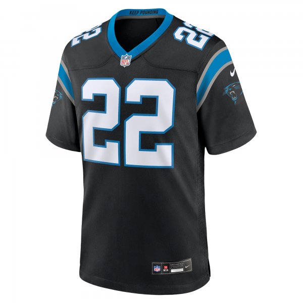 Men's Carolina Panthers D'Shawn Jamison Nike  Black Team Game Jersey