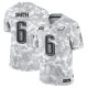 Men's Philadelphia Eagles #6 DeVonta Smith Nike Arctic Camo 2024 Salute to Service Limited Jersey