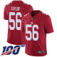 New York Giants #56 Lawrence Taylor Red Men's Stitched NFL Limited Inverted Legend 100th Season Jersey